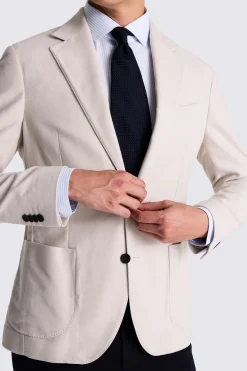 Tailored Fit Winter White Moleskin Jacket