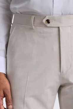 Tailored Light Neutral Trousers