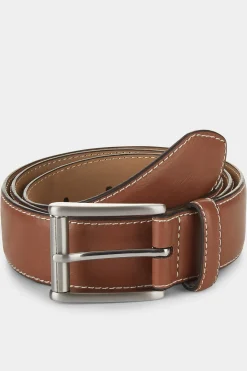 Tan Tonal Stitch Belt