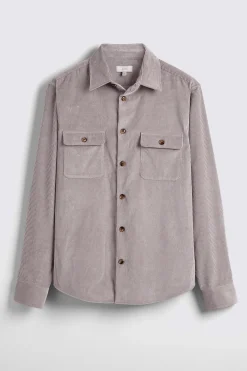 Taupe Corduroy Overshirt