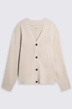 Taupe Four Button Cardigan
