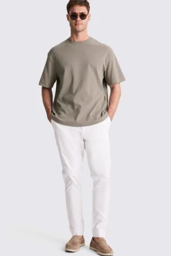 Taupe Heavy Weight Crew-Neck T-Shirt