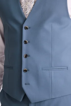 Ted Baker Tailored Fit Blue Waistcoat