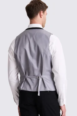Ted Baker Tailored Fit Black Twill Waistcoat