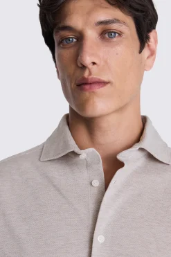 Tessilmaglia Neutral Piqué Knit Shirt