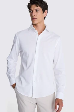 Tessilmaglia White Piqué Knit Shirt