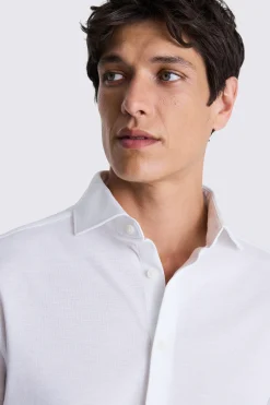 Tessilmaglia White Piqué Knit Shirt