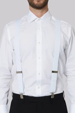 White Clip-On Braces
