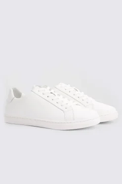 White Leather Trainers
