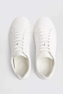 White Leather Trainers