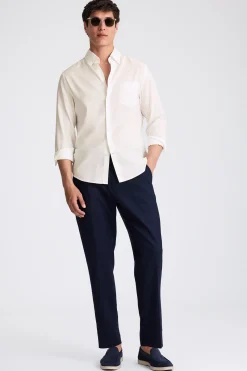 White Lightweight Oxford Shirt