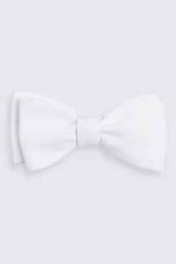 White Marcella Self-Tie Bow Tie