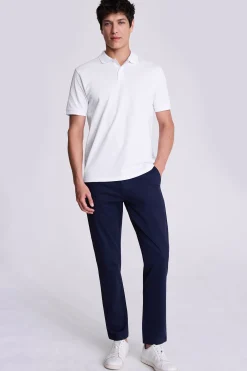 White Piqué Polo Shirt