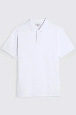 White Piqué Polo Shirt