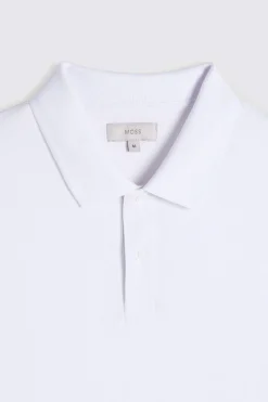 White Piqué Polo Shirt