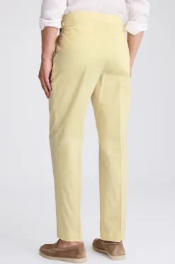 Yellow Pleated Trousers